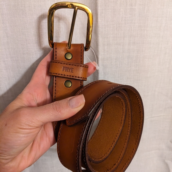 Frye Accessories - Frye leather belt vintage size 36